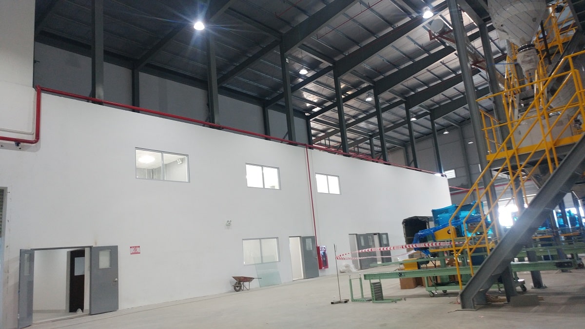 Lắp đặt hệ thống phòng cháy chữa cháy tại nhà máy Lotte