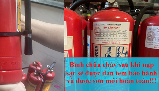 Nạp sạc bình chữa cháy