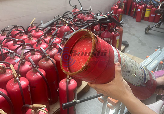 Quy Trình Nạp Bình Chữa Cháy Tại Boushi