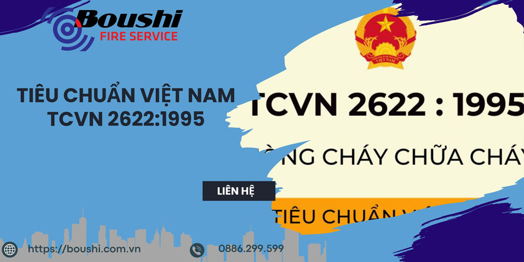 Tiêu chuẩn Việt Nam TCVN 2622:1995 – Quy định thiết kế PCCC cho công trình