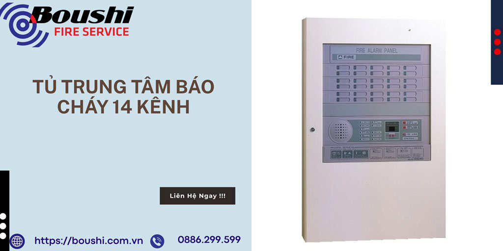 Tủ Trung Tâm Báo Cháy 14 Kênh – Giải Pháp An Toàn Tuyệt Vời Cho Công Trình